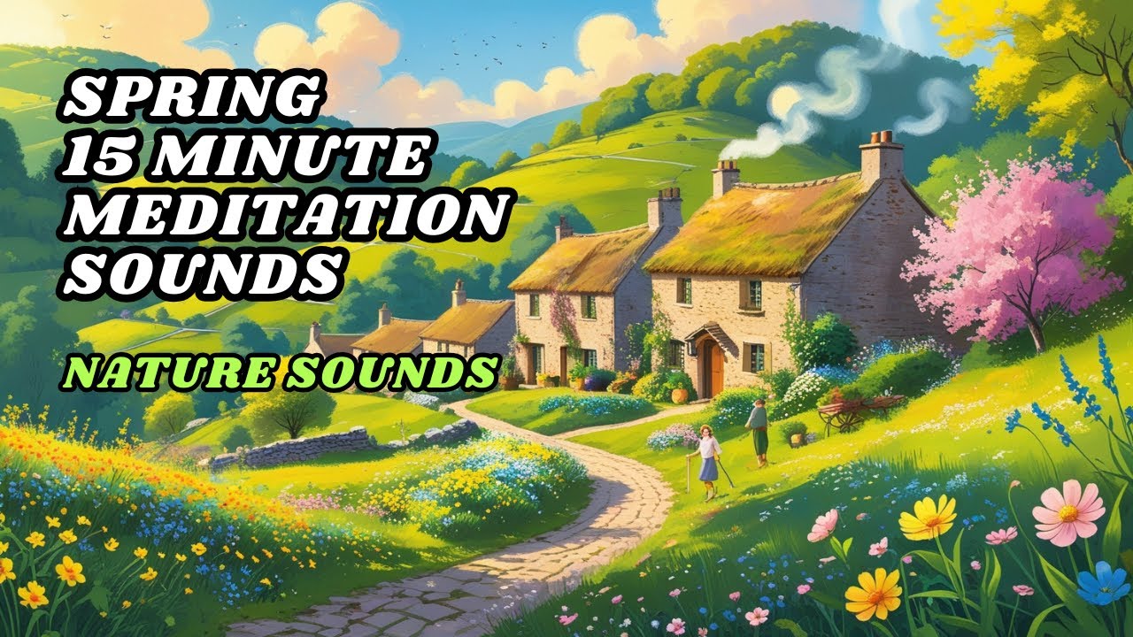 Spring Meditation Sounds | Gentle Nature Ambience for Deep Relaxation ...