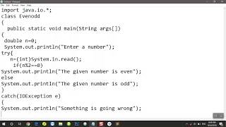 Even odd programe in java || how to find even odd number in java || calculate even odd number