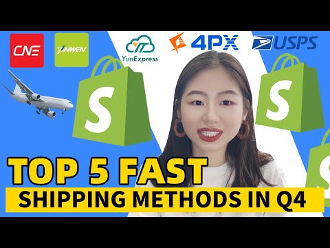 5-8 Days Shipping From China!Top 5 Fast Shipping Methods in Q4 for Shopify Dropshipping 2021