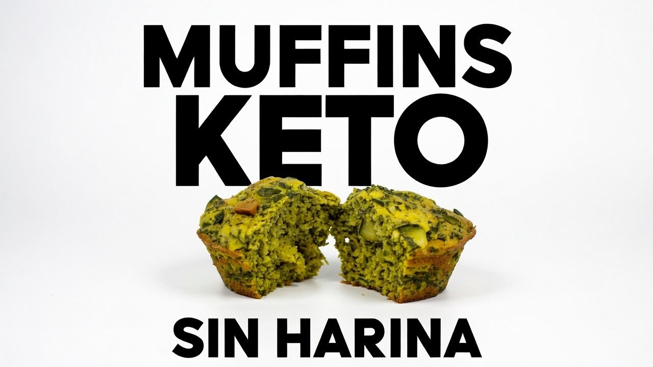 #. 941. Muffins Keto Esponjosos Sin Harina | Postre Bajo en Carbs