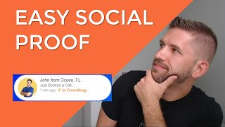 Adding a Social Proof Plugin to your website for Instantly Better Conversions (Groundhogg Tutorial)