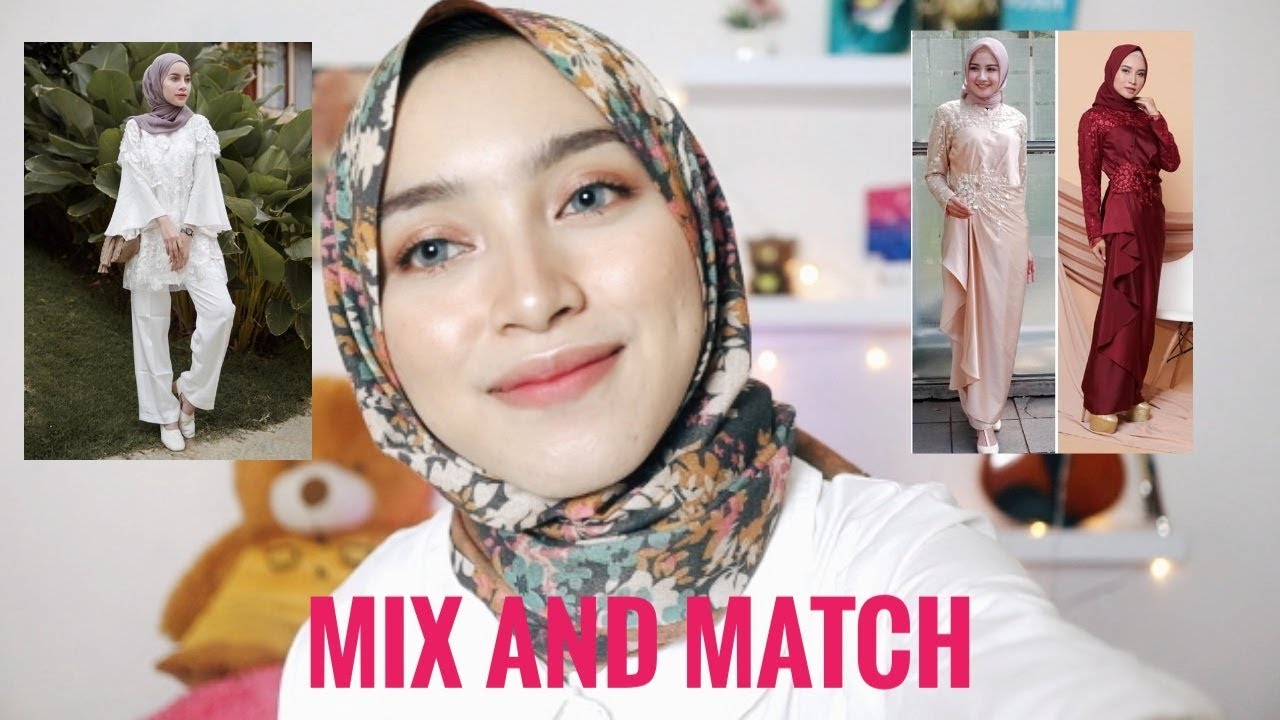 Cara Mix and Match Baju  Polos dengan  Hijab  YouTube