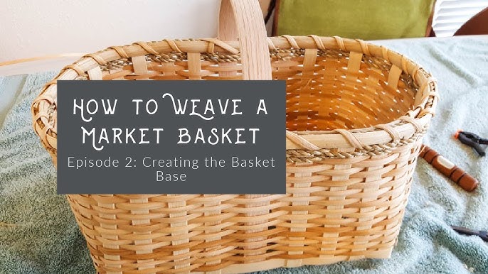 Market Basket Kit Basket Weaving Supplies With Basic Instructions Market  Basket Weaving Beginner Basket Weaving Kit: Market Basket 