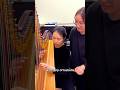 Percussionist playing harp for fun #shenyun #musicians #fun