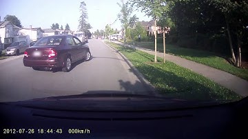 Reversing accident caught on Blackvue DR400G-HD