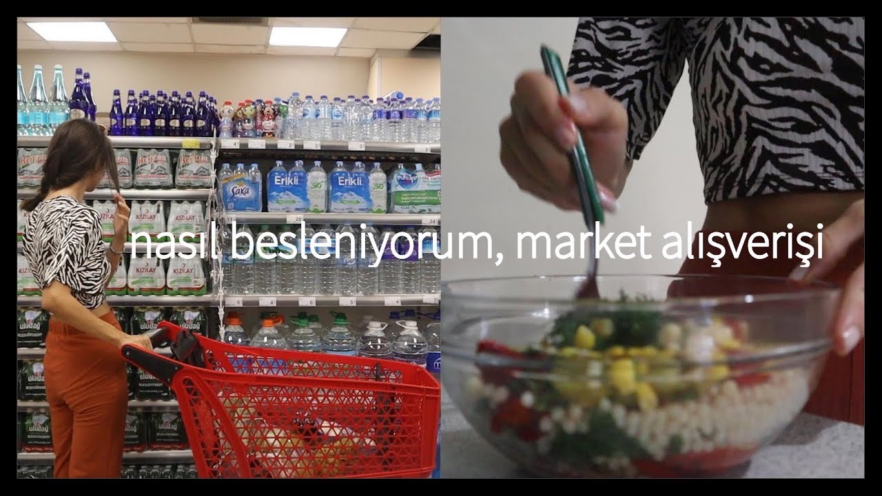 KİLO VERMEK İSTEDİĞİMDE BİR GÜN BOYUNCA NELER YİYORUM? Market alışverişi, ev düzenleme, cilt bakımı