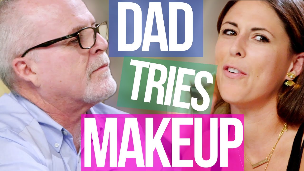 Dad Does Daughter's Makeup FLAWLESSLY