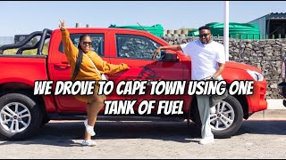 JHB to CPT With ONE TANK? | Adventure | Road Trip | Vlog | Travel | One Tank Economy Challenge