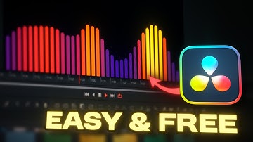 FREE Real Time Audio Visualiser Plugin for DaVinci Resolve