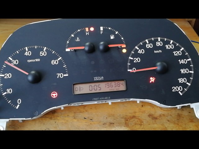 Fiat Punto 188 Instrument Cluster - Repair 