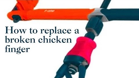 How to Replace a Broken Chicken Finger on F-One Linx Bar | No Special Tools Needed