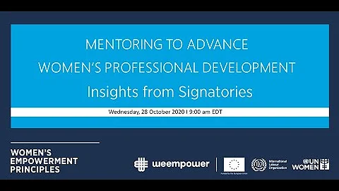 Mentoring to Advance Women’s Professional Development