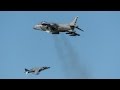 Double USMC AV-8B Harrier Demonstration
