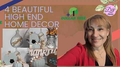 4 Dollar Tree Fall DIYs 2024 that don't look cheap