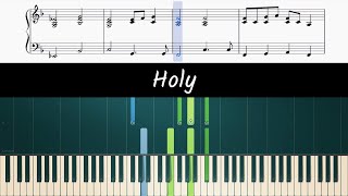 How to play piano part of Holy by Justin Bieber and Chance the Rapper screenshot 5