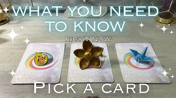 Pick A Card 🗣What You Need to Hear Right Now | 🔮Powerful Message  Angel MessageTarot Reading