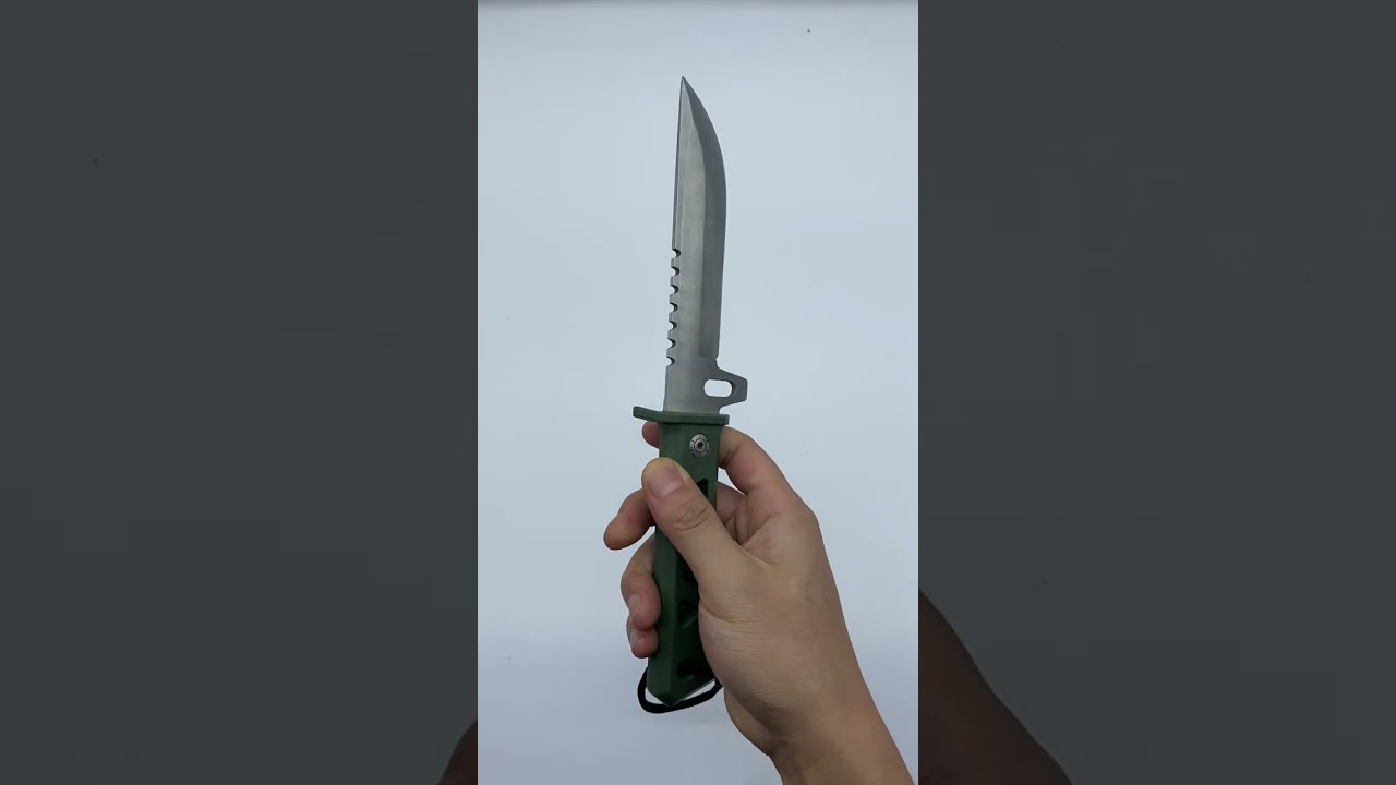 Metal Luminous Ion  Champion Karambit Replica