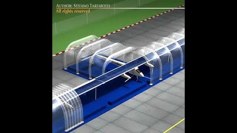 Solar impulse with inflatable hangar 3D model from CGTrader.com