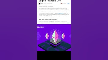 Eclipse #eclipse #crypto  #cryptocurrency #bitcoin #ethereum #solana #celestia