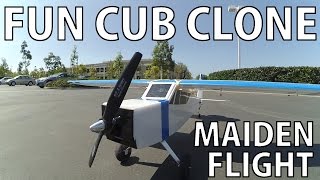 FUN CUB CLONE MAIDEN FLIGHT