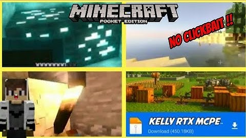 WOW🤩RTX SHADERS MCPE 1.17+ || Realistic shaders for minecraft pe