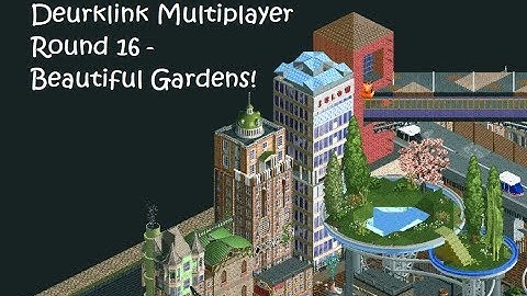 OpenRCT2 Multiplayer Server Round 16 - Beautiful gardens!