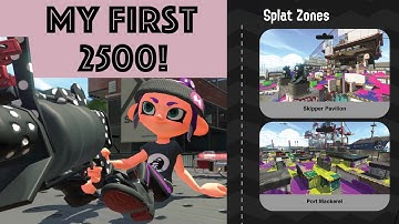 What getting 2500 in Splatoon 2 looks like