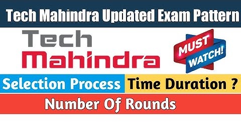 Tech Mahindra Latest Updated Exam Pattern 2022 | Selection Process | Smart Learning