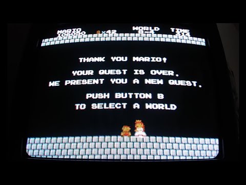 SMB Any% speedrun in *(4:57.793)*