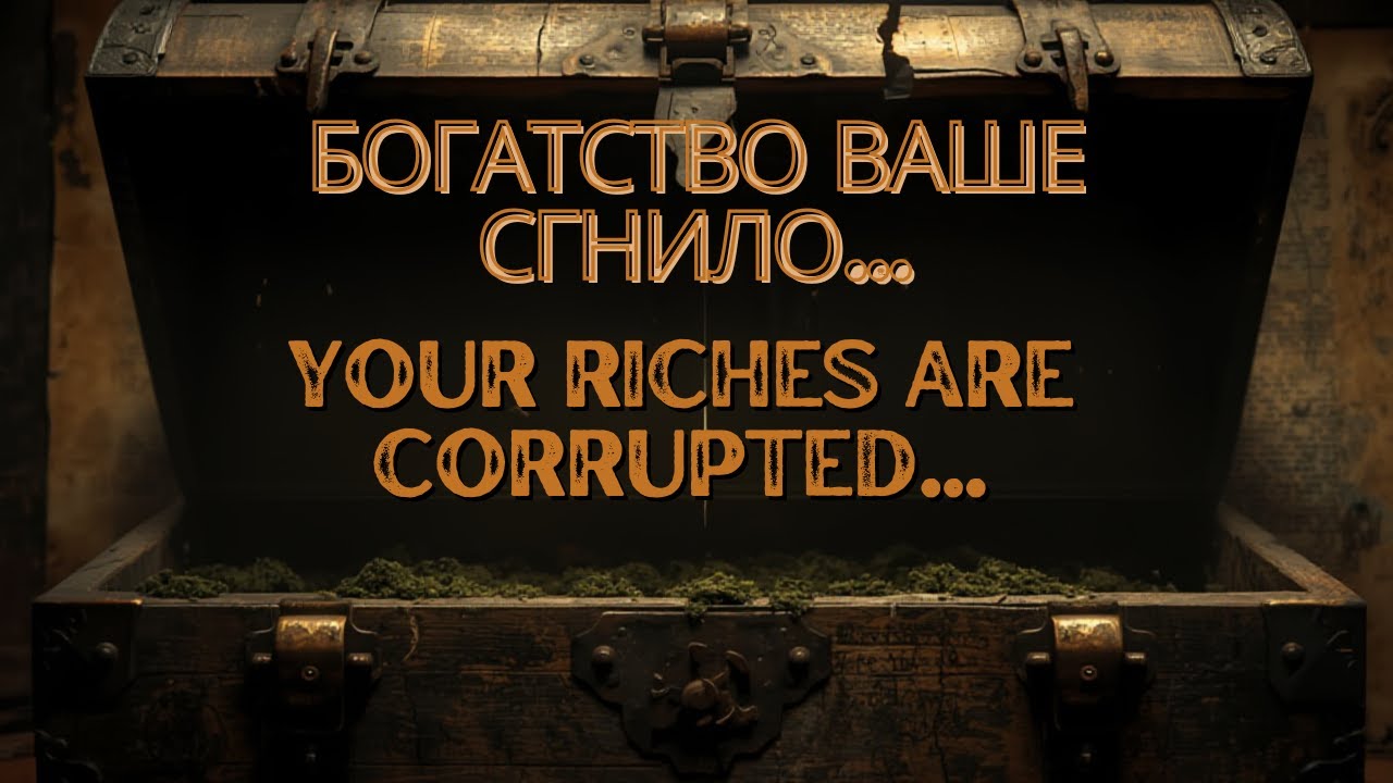 Богатство ваше сгнило… Your riches are corrupted