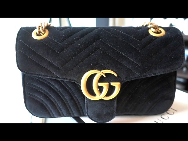 Gucci Velvet Marmont Bag Review  Worth the Splurge? - Lace & Lashes