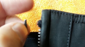 How to repair zipper insert pin of a jacket