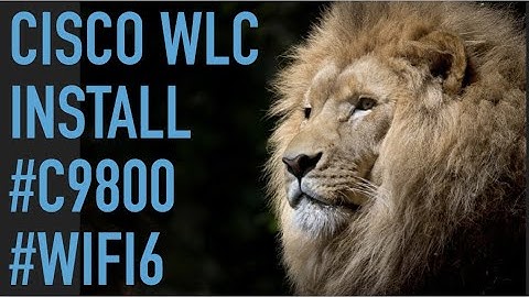 [intel MAC] cisco WIFI 컨트롤러 WLC C9800 처음 설치 [windows는 이곳에] https://youtu.be/kqfXepcpvJY