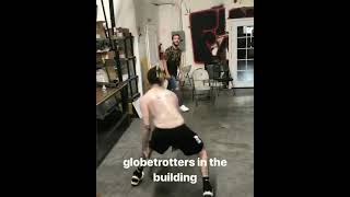 Scrim, Ruby and manager Kyle playing basketball at FTP warehouse 6/26/18 Net Worth
