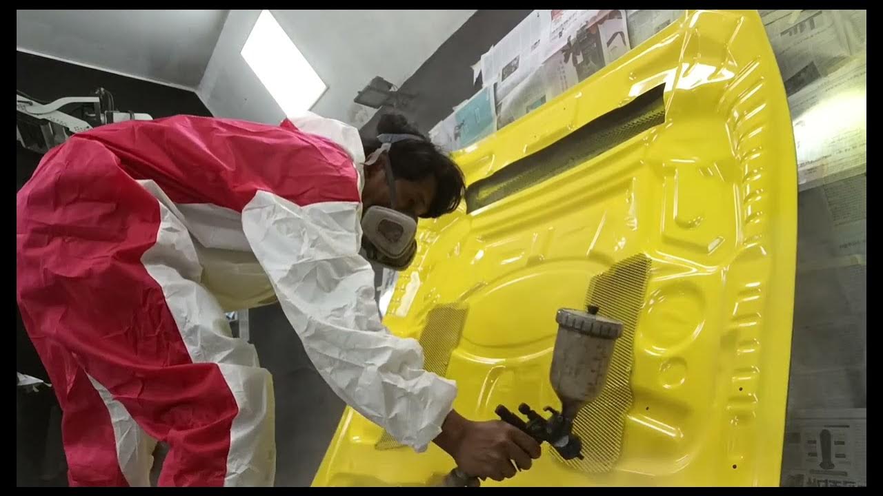 repaint mustang hood YouTube