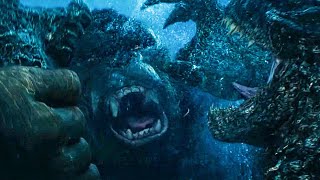 Godzilla Meets Kong Fight Scene - Godzilla vs Kong (2021) Movie Clip