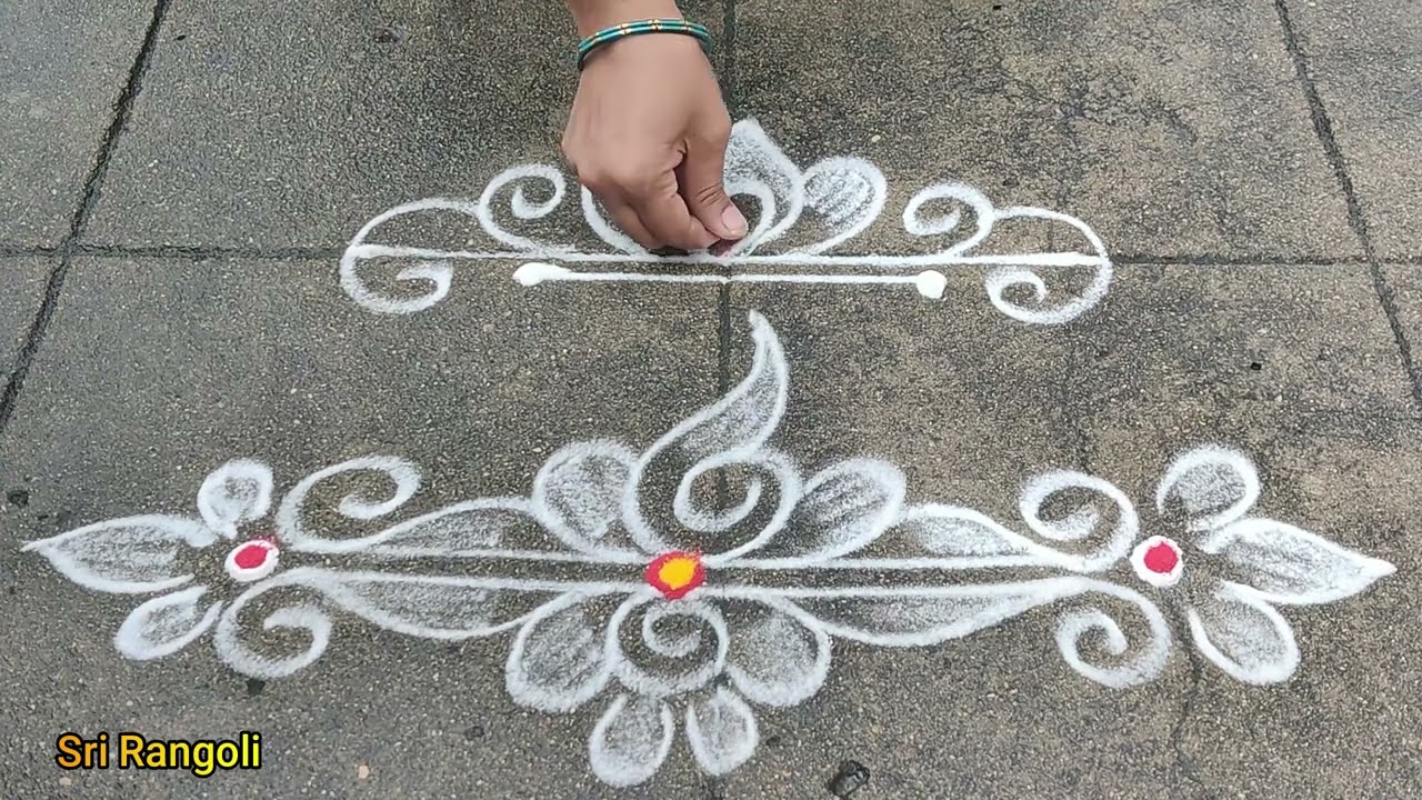 Pongal Border Rangoli Designs 2024 | Sankranthi Special Border Muggulu | Border designs| #SriRangoli