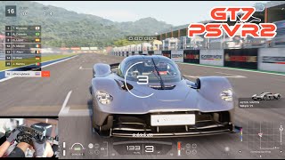Gran Turismo 7 PSVR2 | AstonMartin Valkyrie '21 | Kyoto Driving park | Fanatec Podium DD1