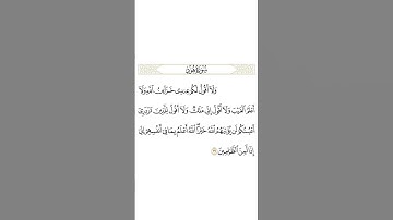 ولا أقول لكم عندي خزائن الله الآية 31 من سورة هود القارئ إسلام صبحي