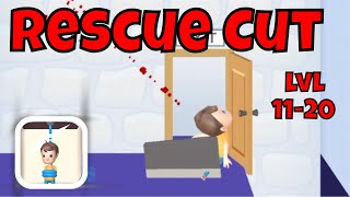 RESCUE CUT - ROPE PUZZLE GAMEPLAY LEVELS LEVELS 11-20 (iOS, Android) screenshot 4