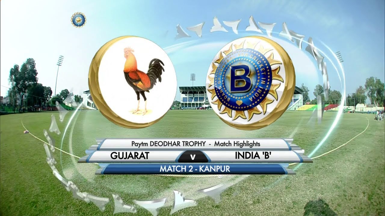 Match -2 || Prof DB Deodhar Trophy || Gujarat vs India B || Highlights