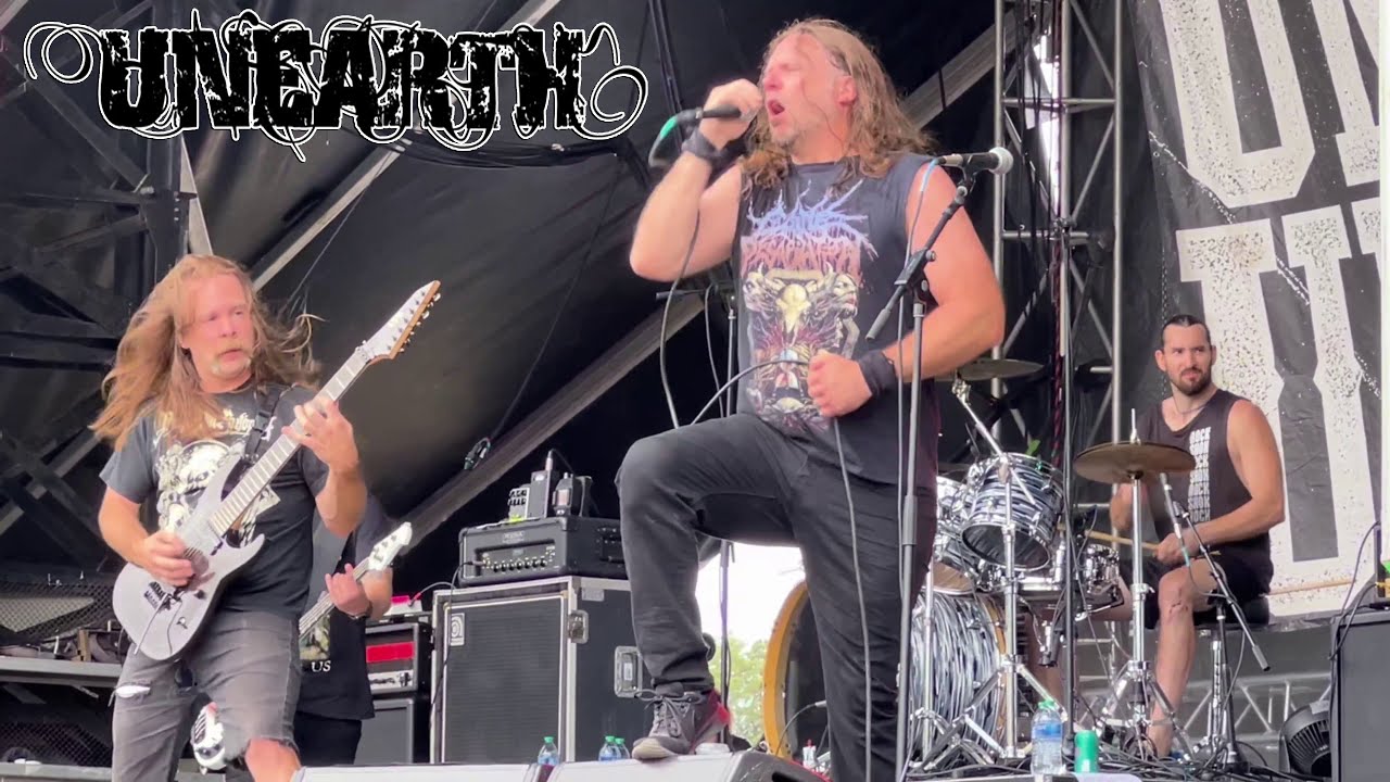 Unearth Live 9/8/2022 VIR Blue Ridge Rock Festival Alton,VA 60fps YouTube