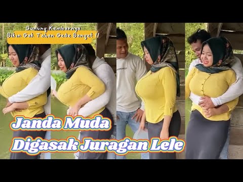 Janda Kembang Cantik Uting Gede Hampir Diperkosa Boss Tambak Lele !!