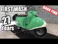 First wash in 27 years | barn find soviet scooter Tula 200