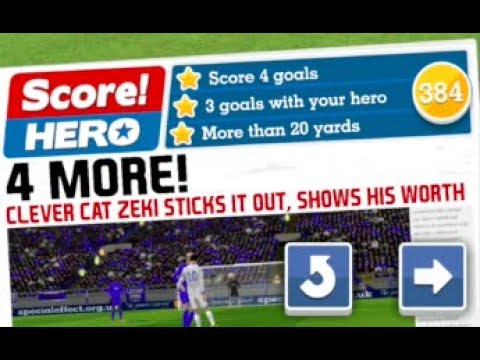 Score Hero Level 384 (3 Stars) Walkthrough - Leicester City Vs Leeds United - Youtube