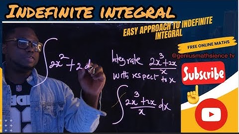 Master Calculus: The Secret to Indefinite Integration Revealed!