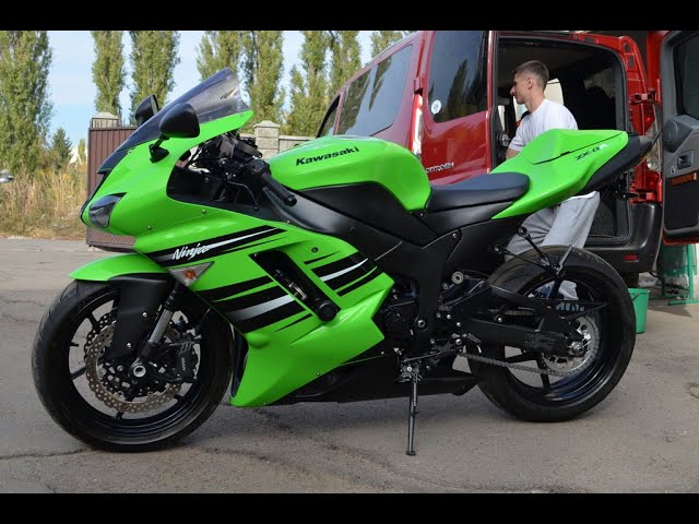 2008 Kawasaki ZX6R - Akrapovic Exaust - YouTube