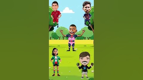 Who owns each object? Ronaldo vs Messi vs Mbappe vs Mrbeast vs Georgina  #shorts #animation #cartoon