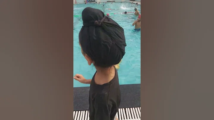 Aradhya swimming class