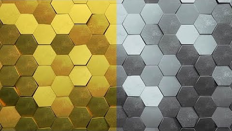 Gold-Silver Hexagon Loop Pack Stock Motion Graphics